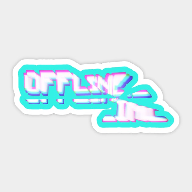 Broken Offline Sticker by DarmaStore